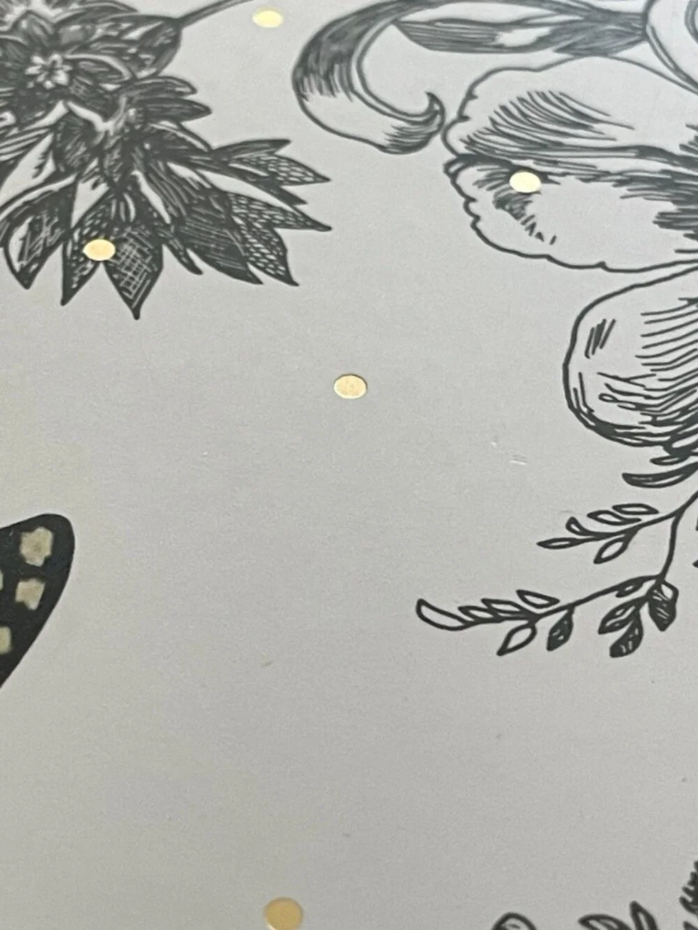 MacKenzie-Childs Butterfly Toile Placemat Set in White, Green, Yellow, Purple